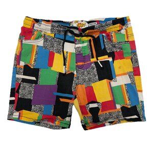 Oh Snap Shorts Mens L Colorful Drill Clothing Co Twill Retro Vintage 80s 31x5.5